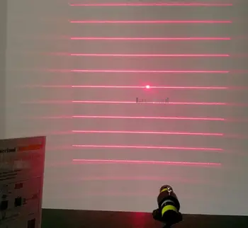 650nm 50mW 100mW 11 rovnobežka Červená Rošt Laser Modul 3D Štrukturálnych Zdroj Svetla