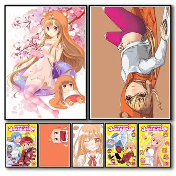 50 Vzory Anime Himouto! Umaru-chan Whitepaper Plagát Protagonista Diela Fantázie Stenu, Nálepky na Kávu Dom Bar