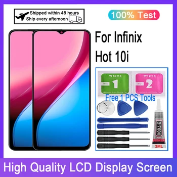 Pôvodný Pre Infinix Hot 10i X659 LCD Displej Dotykový Displej Digitalizátorom. Náhradné