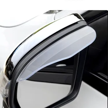 2Pieces Auto bočné Zrkadlo nepremokavé Slnečná Clona Dážď Obočie Príslušenstvo pre Renault megane 2 3 4 clio 4 toaletný prevádzky Avantime