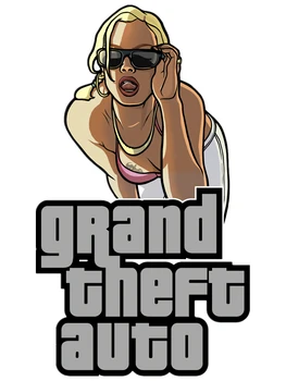 Fuzhen Boutique Obtlačky Vonkajšie Príslušenstvo GTA Grand Theft Auto SAN ANDREAS Logo Vinylové polepy Áut Automobilový Dekoratívne