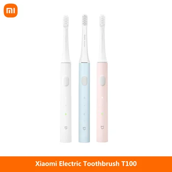 Xiao Sonická Elektrická zubná Kefka T100 Mijia Zubná Kefka Xiami Zubné Držiteľ Xaiomi zubné kefky Mi Zuby Bielenie USB Nabíjateľné