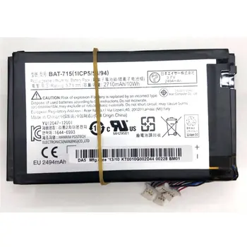 Originálne batérie BAT-715 1ICP5/58/94 3.7 V 2710mAh/10Wh Pre PRE ACER Iconia Tab B1 (B1-A71) B1-A70 Radu smartphone Batériu
