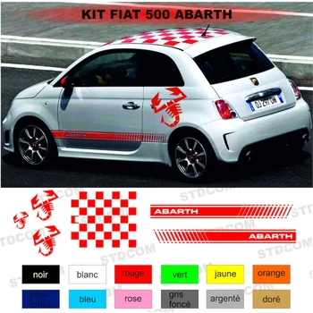 Fiat 500 abarth telo full kit odtlačkový rallye