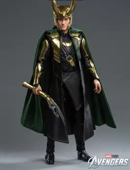 Pôvodné Marvel Loki Kĺbové 1/7 Akčné Figúrky, Hračky s LED Base