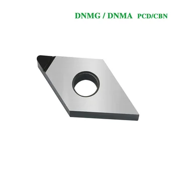 1PC DNMG150404 DNMG150408 DNMG150604 DNMA150404 DNGA150604 Diamond Vložky PCD CBN DNMG Čepeľ CNC Sústruhu Frézy Nástroje na Sústruženie