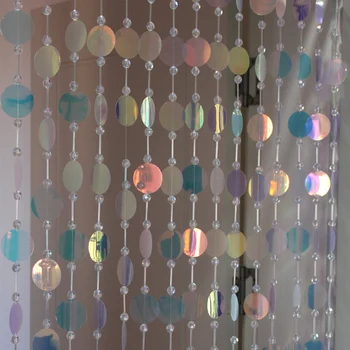 Vnútorné oblasť visí ozdoby domáce dekorácie perličiek záclony hotely kaviarne plastové sequin dekorácie dodávky