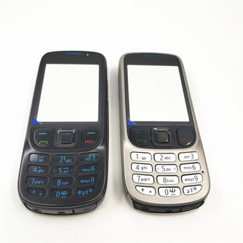 Nové Úplné Telefón Bývanie Kryt Puzdro+anglická Klávesnica pre Nokia 6303c 6303 6303i