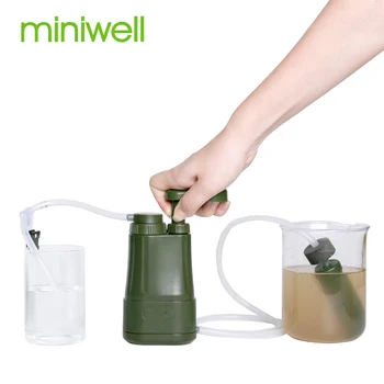 outdoorové športy miniwell vonkajší vodný filter čerpadla prepper prežitie