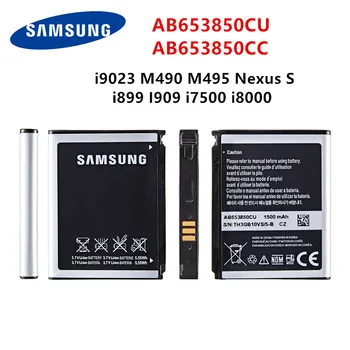 SAMSUNG Pôvodnej AB653850CU AB653850CC Batéria 1500mAh Pre Samsung i9023 M490 M495 Nexus S i899 I909 i7500 i8000