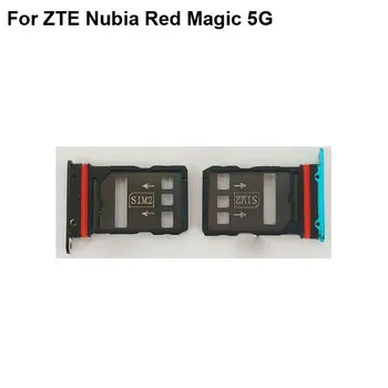 Pre ZTE Nubia Červená Mágia 5G Nový, Originálny Držiak Sim Karty Zásobník Slot pre Kartu Magic5G NX659J Držiak Sim Karty pre Nubia RedMagic 5G