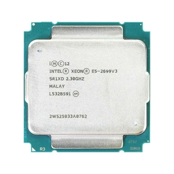 Intel Xeon E5-2699 v3 E5 2699v3 E5 2699 v3 2.3 GHz 18-Core 36-Niť 30MB 145W CPU Procesor LGA 2011-3