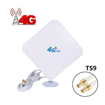 35dBi 4G vonkajšie vnútorné LTE Antény WIFI Signálu Zosilňovač TS9 Konektor pre E5372 E8372 E589 E392 ZTE MF62 810s 754s760s 790s