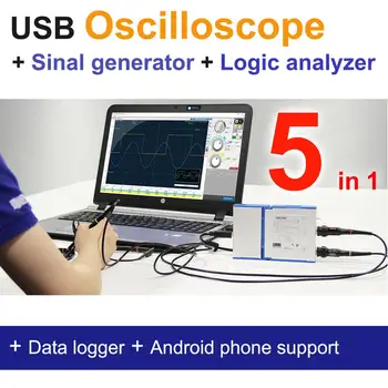 LOTO OSC482 série, Osciloskop/Signal Generator/Logiky Analyzer/..., 5 v 1, 50M S/S, 8~13 bitové Rozlíšenie, Voliteľné Moduly