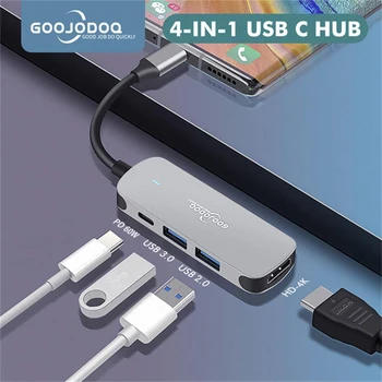 USB Typu C Rozbočovač USB C pre Apple iPad a Macbook Pro 11 2020 Vzduchu 4 Huawei Matebook PD Nabíjačka Multi USB napájací Adaptér Dokovacej USB3.0