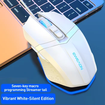 Stlmiť Herná Myš Drôtová Myš 7200 DPI Optické 7 Tlačidlo USB Myši S Dýchaním Svetlo Vypnúť Myši Počítač Myš Na PC Notebooky
