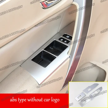 matt silver Auto Ovládanie Okien prepnúť Panel Trim pre Toyota Corolla 2013 2014 2015 2016 2017 2018 E170 Príslušenstvo chrome