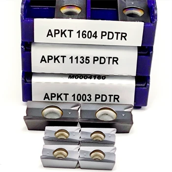 APKT1135 APKT1604 APKT1003 PDTR LT30 Otočných Frézovanie Vložiť Kovové APKT 1135 APKT 1604 APKT 1003 Sústruh rezného Nástroja