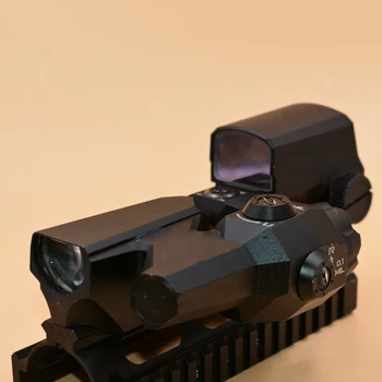 D-EVO+LCO Rozsahu uvedenom Holografické Pohľad Odhaliť Priestor pre Puška Lov Optika Glock Taktické Red Dot Optické Collimator Športy