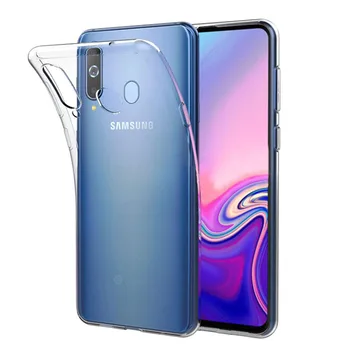 Transparentné Telefón Prípade Kryt pre Samsung Galaxy A8S SM-G8870 2019 Mäkkého Pružného TPU Silikónový Ochranný Kryt GalaxyA8S 6.4 palec