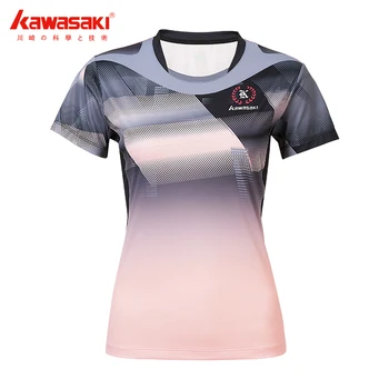 Kawasaki Bedminton Oblečenie Športové Košele Pre Ženy tvaru Priedušná Tenis T-Shirt Pre Ženy ST-V2906