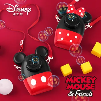 Disney Mickey Mouse, Minnie automatické bublina fúka stroj osvetlenie hudby, Letné Vonkajšie Hračky Detská Kúpeľ Hračky pre Deti, Darčeky