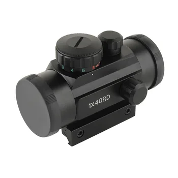 1X40RD Iris Optickým Zameriavačom Taktické Lov Red Dot Rozsah Ďalekohľad 11 mm 20 mm Úchytky Cieľom Bod Lov Prístup