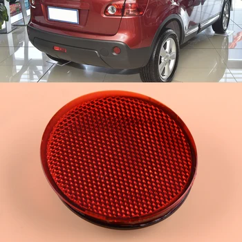 DWCX Červené Auto Pravý Zadný Nárazník Kolo Reflektory Svetla Reflexné Pásky vhodné na Nissan QASHQAI 2007-2010 2011 2012 2013 2014 2015