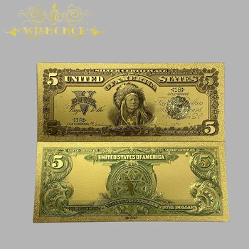 36 Typu Všetko v Štýle Amerických Bankoviek Všetky Rok Dolárových Bankoviek v 24K Zlatom Na Zber