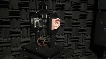Vedúci nahrávanie slúchadlá test slúchadlá R & D test IEC 711 318-4 frekvenčná krivka simulácia ucho