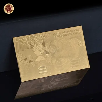 24K Gold Švajčiarsko Bankoviek v Mene Swissfranc Európskych Krajinách Turecko, Španielsko Bankoviek Suvenír Darček pre Zber Hobby