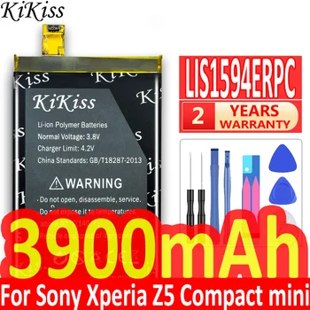 KiKiss 3900mAh Li-ion Polymer Mobilný Telefón Batéria Pre Sony Xperia Z5 Kompaktný Z5C Z5 Mini E5823 Z5C E6883 E6653 E65 LIS1594ERPC
