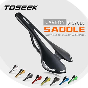 TOSEEK Full Carbon Fiber Sedle Bicykla Cestnej MTB Bike Sedlo 7*9 mm Uhlíka Železničnej 8 Farba