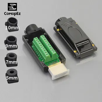 Spájkovanie-free HD Line Zapojte kompatibilný s HDMI 2.0 Konektor 4K 60HZ HD Line Repair DIY Muž
