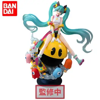 Bandai Bntsh Bn Obrázok Dx Vocaloid Hatsune Miku Pacman Super Premium Pieretta Figurnies Anime Akcie Obrázok Stôl Dekor Bábiky Hračky