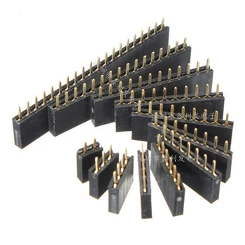 2.54 mm jednoradové Ženské 2~40P PCB socket Dosky Pin Hlavičky Konektor Pásy Pinheader 2/3/4/6/10/12/14/16/20/40Pin Pre Arduino