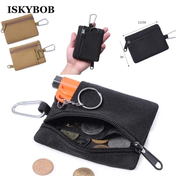 1Pcs nové mini Taktické Peňaženky Prenosné Key Card Prípade Outdoorové Športy Mince Kabelku Lov Taška na Zips Pack mužov Multifunkčná Taška