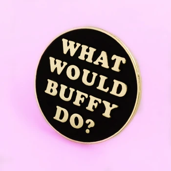 Buffy The Vampire Slayers Pevného Smalt Pin Feminism Superhrdina Brošňa Dievča Moc Klobúk Klope Batohu Pin Príslušenstvo Jedinečný Dar