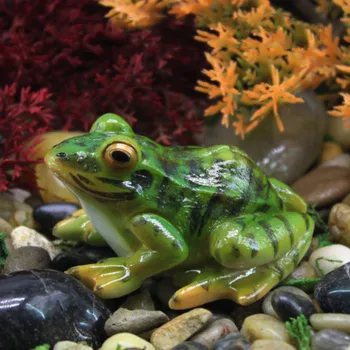 Micro-krajina simulácia žaba ozdoby na Záhradné Jazierko Šťavnaté Kvetináč Moss akvárium Dekorácie