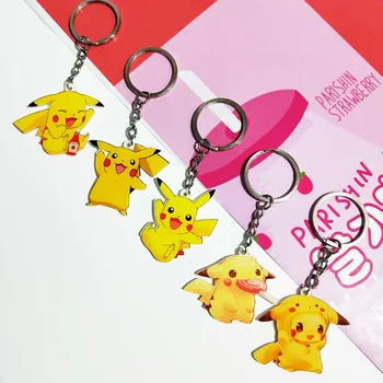 Pokemon Anime Pikachu 13 Štýlov Akryl Keychain Ozdoby, Doplnky, Tašky Keyring Ozdoby Detí Darčeky Narodeninám