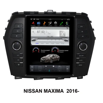Android Tesla Štýl Auta GPS Navigácie Na NISSAN MAXIMA 2016 - Auto Rádio Stereo Prehrávač Multimediálnych súborov S BT, WiFi Zrkadlo Odkaz