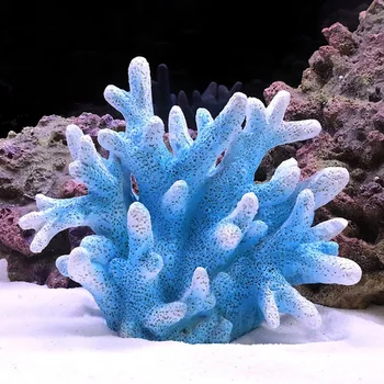 1PC Umelé Živice Koralový Útes vejárovité Rastlín Pre akvárium Landscap Dekorácie Akvárium Ornament