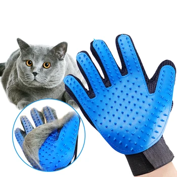 pet grooming rukavice pre mačky kefa, hrebeň hackle pet deshedding kefa rukavice pre zvierat, Pes, Pet vlasy Rukavice pre mačky psa pripraviť