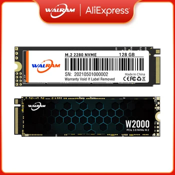 Walram M2 SSD NVMe 256 GB 512 gb diskom 1 TB 128GB M. 2 2280 PCIe SSD Internej jednotky ssd (Solid State Drive) pre Notebook Ploche PS5 SSD Disk 2TB