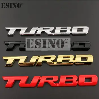 Nové Auto Styling Auto Turbo Boost Nakladanie Podpora 3D Kov Chróm Zliatiny Zinku 3D Znak, Odznak Nálepky Odtlačkový Auto Príslušenstvo