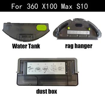 Pôvodná Nádrž Na Vodu, Prach Box Pre Qihoo 360 S10 X100 Max Robot Vysávač Príslušenstvo Rag Vešiak Náhradný Diel