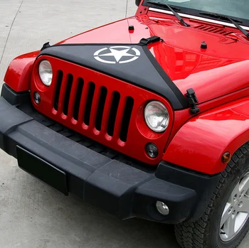 Motor, Kapota Podprsenka Kryt Chrániť pre Jeep Wrangler JK 2007-17 Príslušenstvo Pentagram