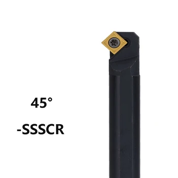 ZA SSSCR SSSCL Nástroje na Sústruženie, Držiteľ 12 14 16 20 25 mm SSSCR09 SSSCL09 Vnútorného Sústruhu Frézy Ramienka použiť Karbidu Vložky SCMT