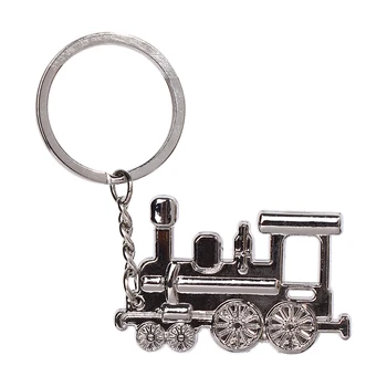 Vlak Model Keychain Muži Ženy Prívesok Na Párty Darček Šperky Malé Auto, Taška Kúzlo Príslušenstvo Krúžok Na Kľúče