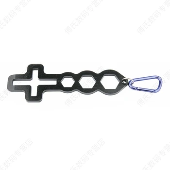 KUPO multi-funkčné prenosné oceľové kľúča M8M10M12 šesťhranné skrutky otvárač jedno slovo skrutkovač